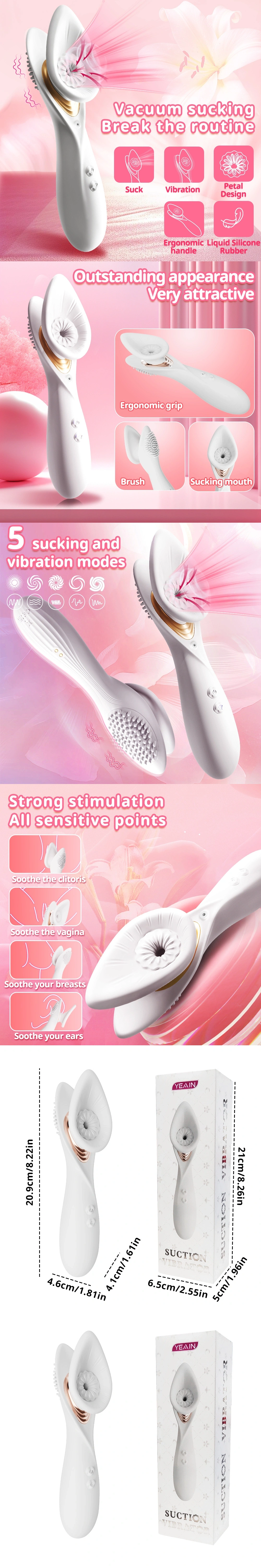 venusfun flower suction clitoral vibrator