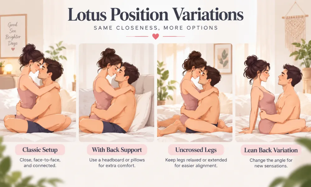 Lotus Variations for Different Bodies and Flexibility Levels Lotus Variations for Different Bodies and Flexibility Levels