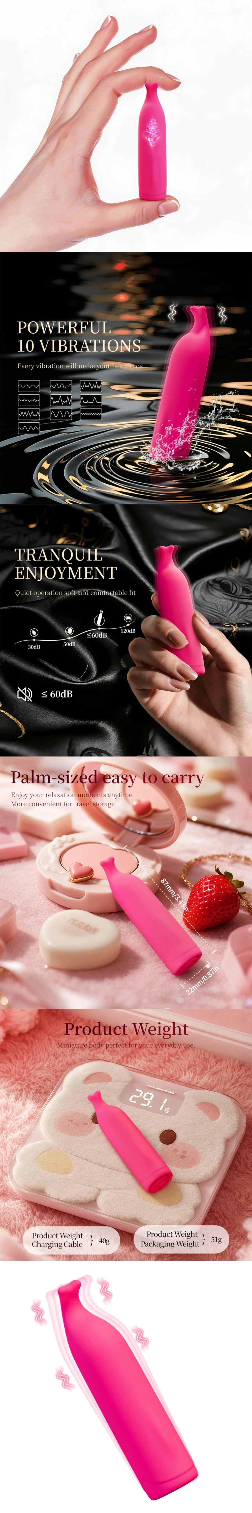 mini clitoral vibrator travelfree massager