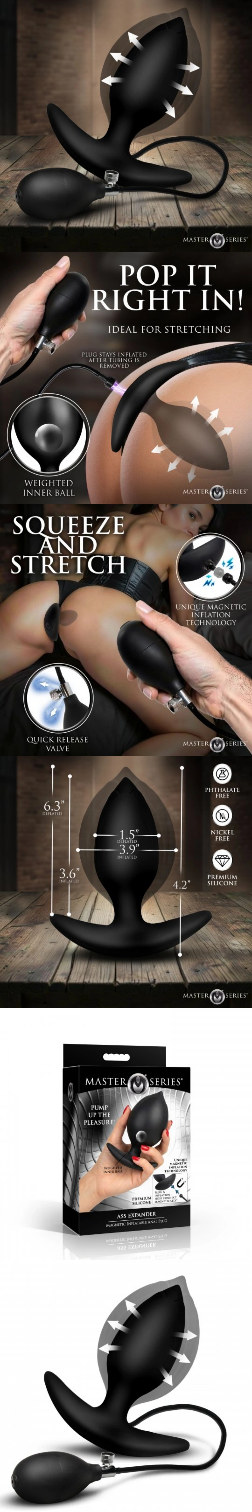 ass expander magnetic inflatable anal plug ass expander magnetic inflatable anal plug