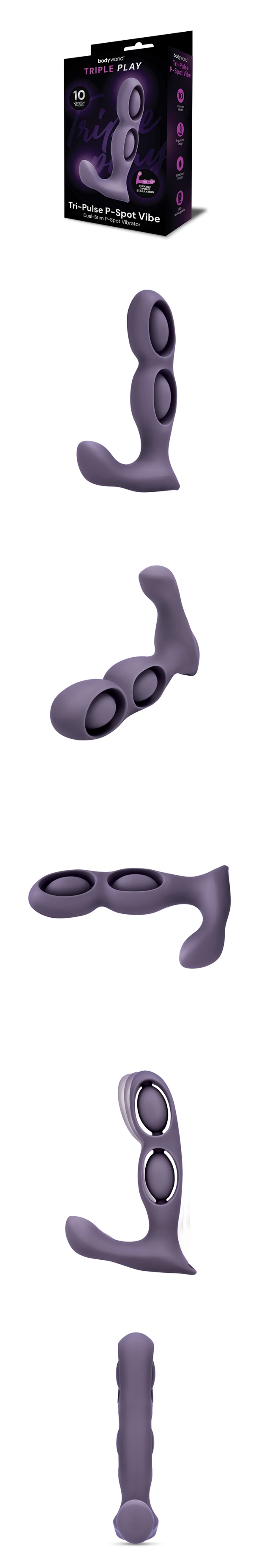 bodywand tri pulse pspot vibe prostate massager