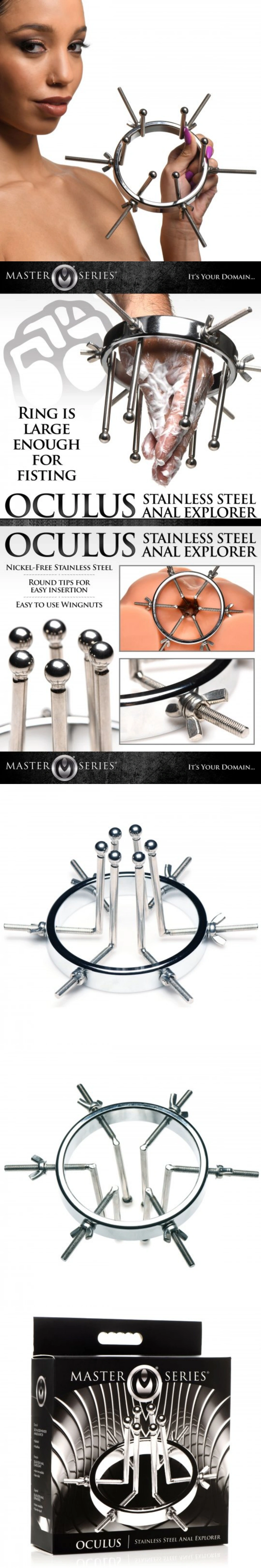 master series oculus stainless steel anal explorer master series oculus stainless steel anal explorer